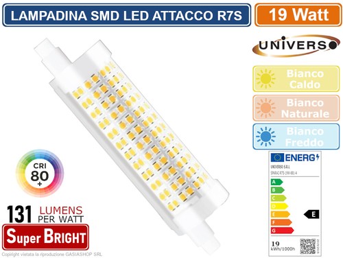 Universo lampadina led r7s 19w - lampadina,