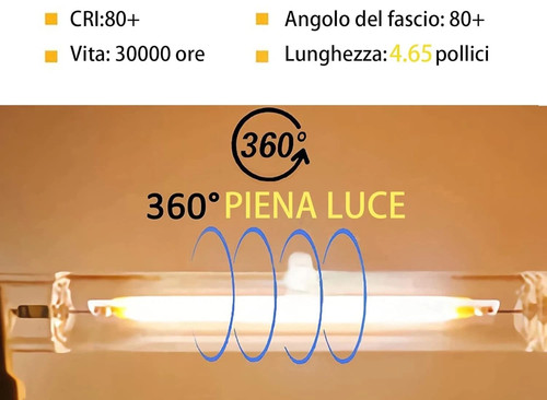 Lampada r7s led dimmerabile - r7s,