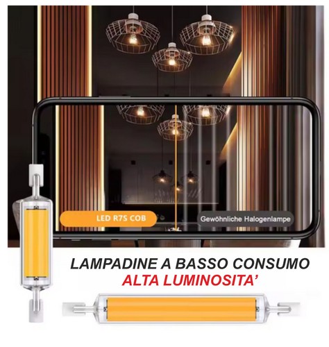 Lampadina tubo led r7s luce - r7s,