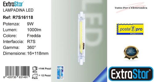 R7s led 118mm - r7s,