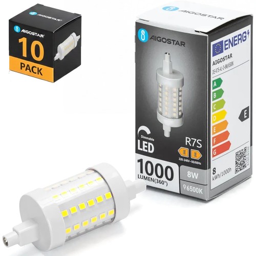 Aigostar lampadina led r7s - lampadina, 8w