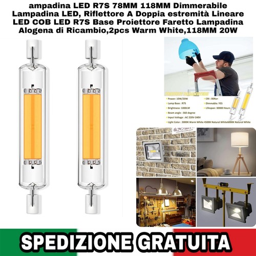 Lampadina led r7s 78mm - r7s,