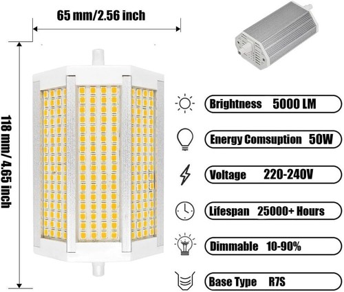 Lampadina led r7s - led, mm