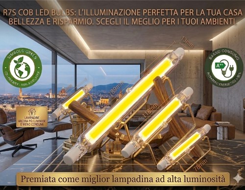 Nuova cob lampadina led r7s - nuova,