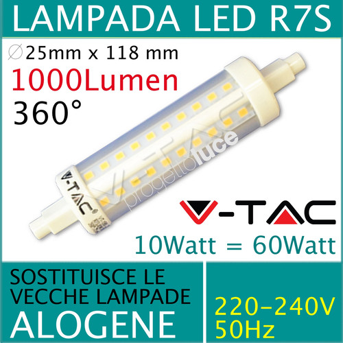 Lampadina smd led 360 - lampadina, r7s