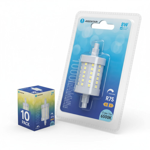 Aigostar lampadina led r7s - r7s, 8w