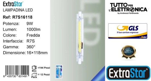 R7s led 118mm - led,