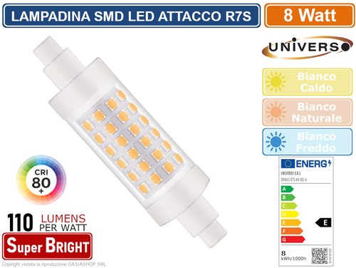 Universo lampadina led - lampadina, 8w