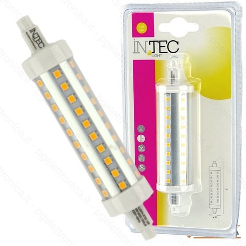 Lampadina led r7s 16w intec - lampadina,